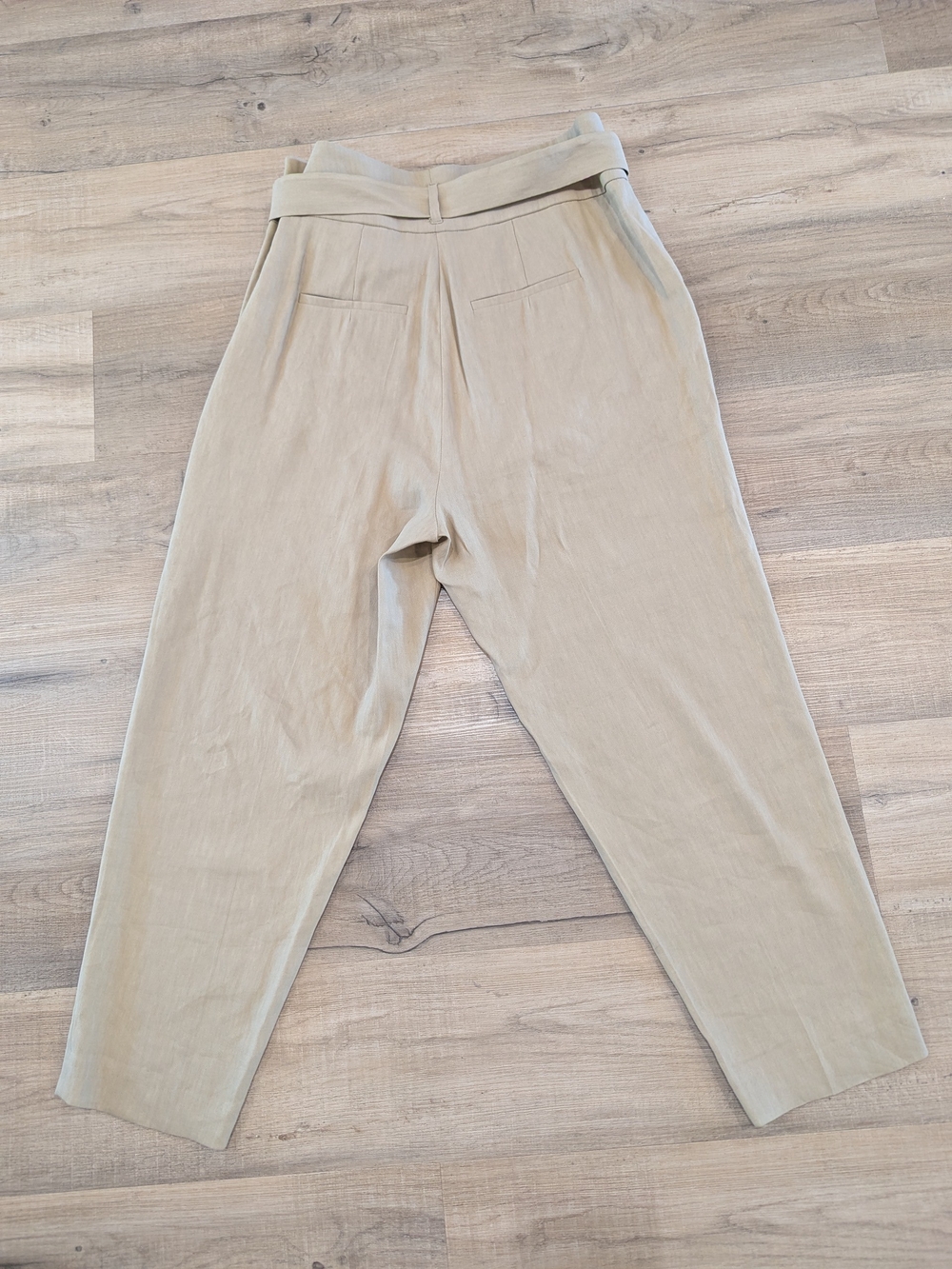 Luisa Cerano Linen Blend Ankle Pants - Picture 4 of 9